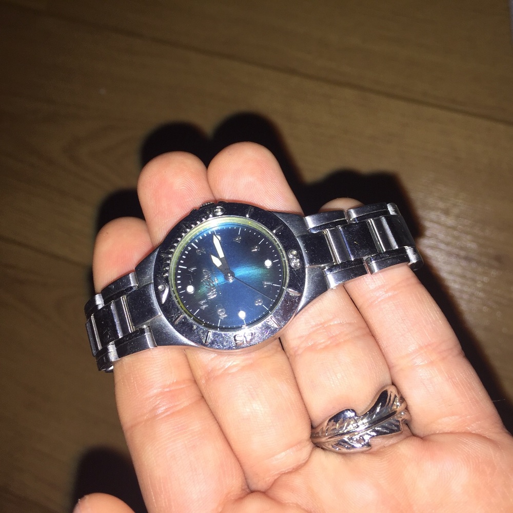Massimo 1inch Silver Watch